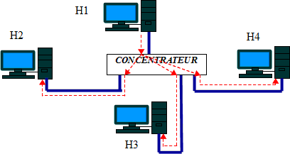 Topologie de type toile